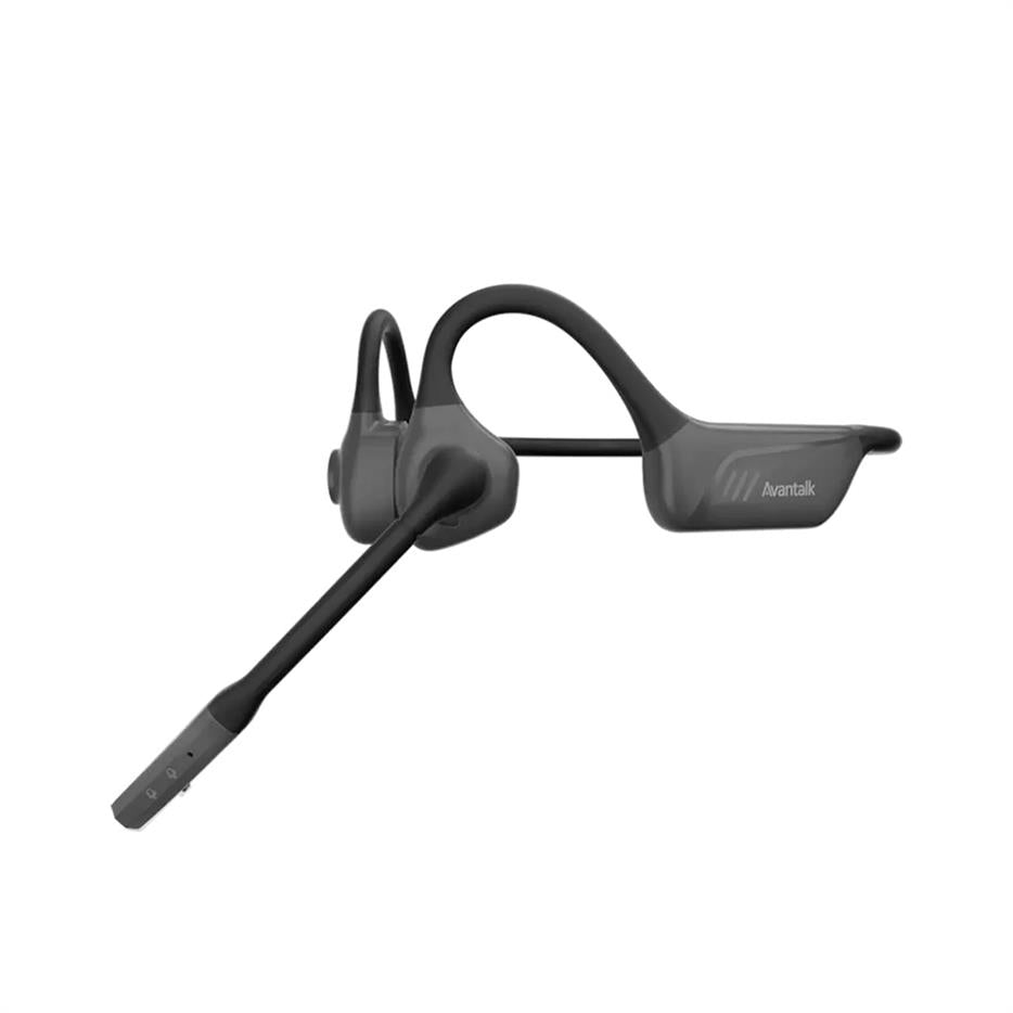 Avantalk Lingo Open-Ear Bluetooth Headphones with Boom Mic