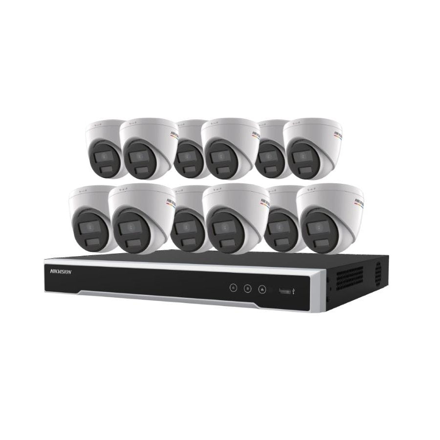 Hikvision EKI-K164T412C 16-Channel 4MP ColorVu PoE NVR Kit