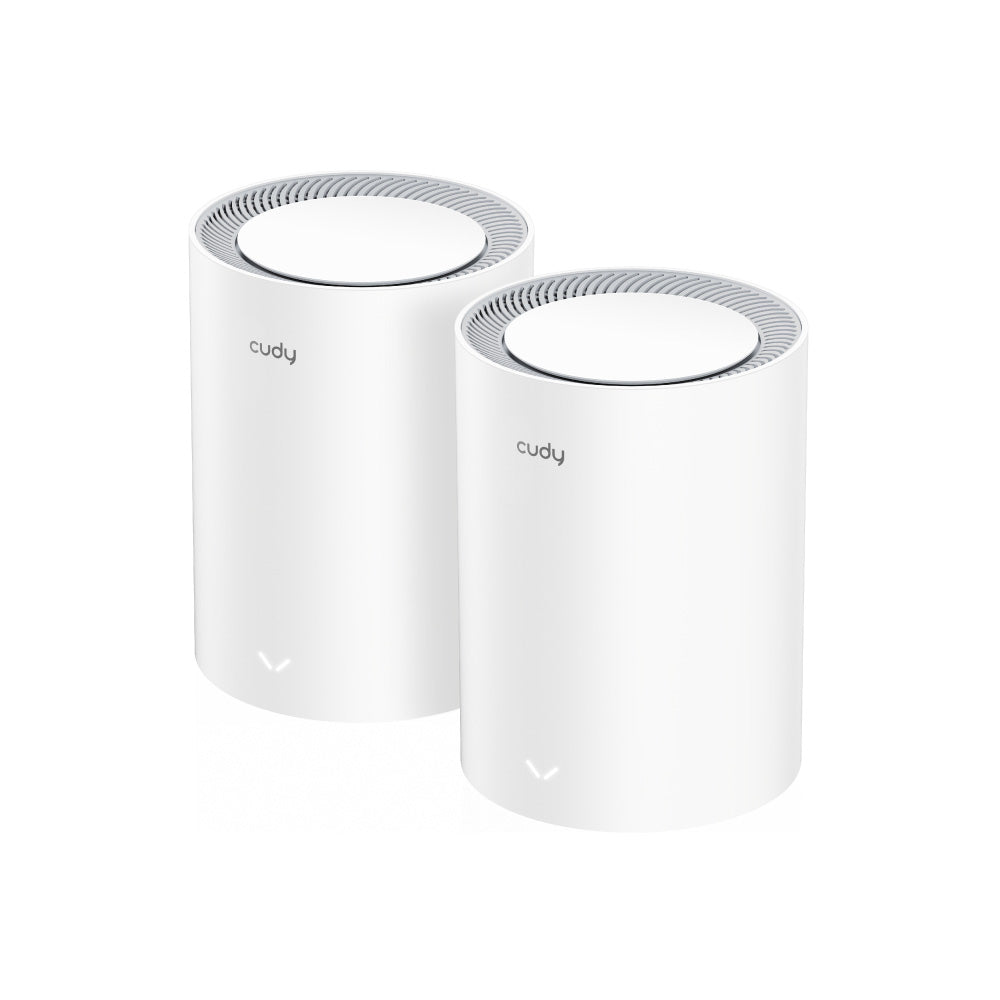 Cudy M3000 AX3000 2.5G Dual Band Wi-Fi 6 Mesh System, 2-Pack | Covers up to 4800 Sq.Ft., Replaces Wireless Router and Extender, Supports Ethernet Backhaul