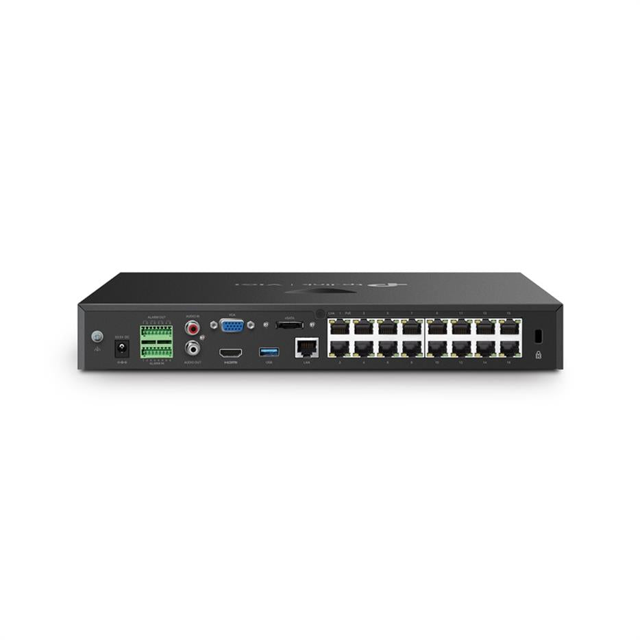 TP-Link VIGI NVR2016H-16MP 16-Channel 32MP PoE+ NVR (No HDD)