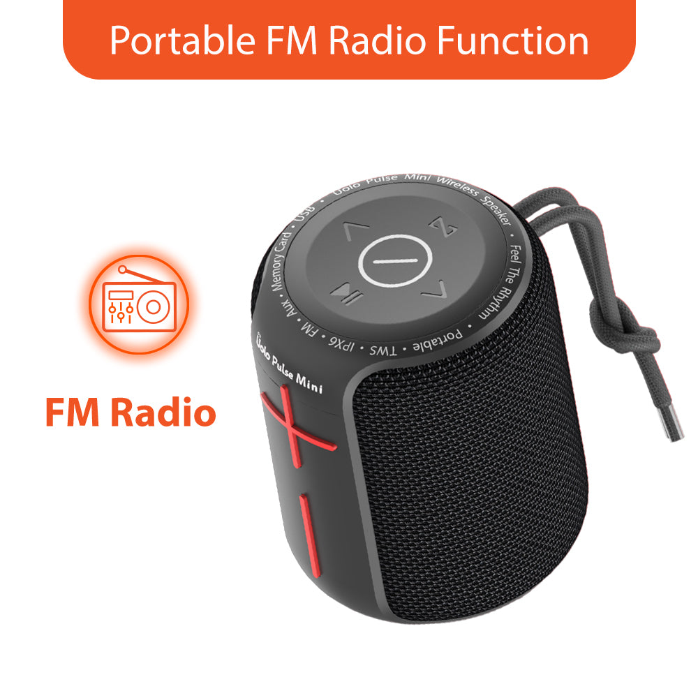 Avantree SP850 Rechargeable Portable FM Radio with Bluetooth Speaker and SD  Card MP3 Player 3-in-1, Auto Scan Save, LED Display, Small Handheld Pocket